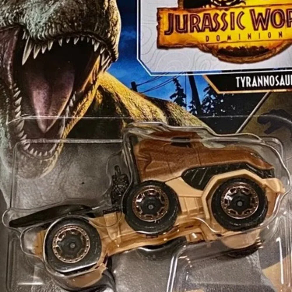Hot Wheels Tyrannosaurus Rex Jurassic World Dominion 1/6 Character Cars NIP 1:64